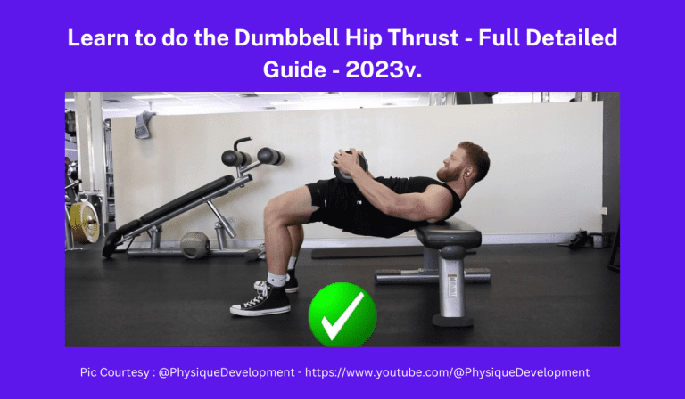 Get a Stronger & Perkier Booty: The Ultimate Guide to Dumbbell Hip Thrusts